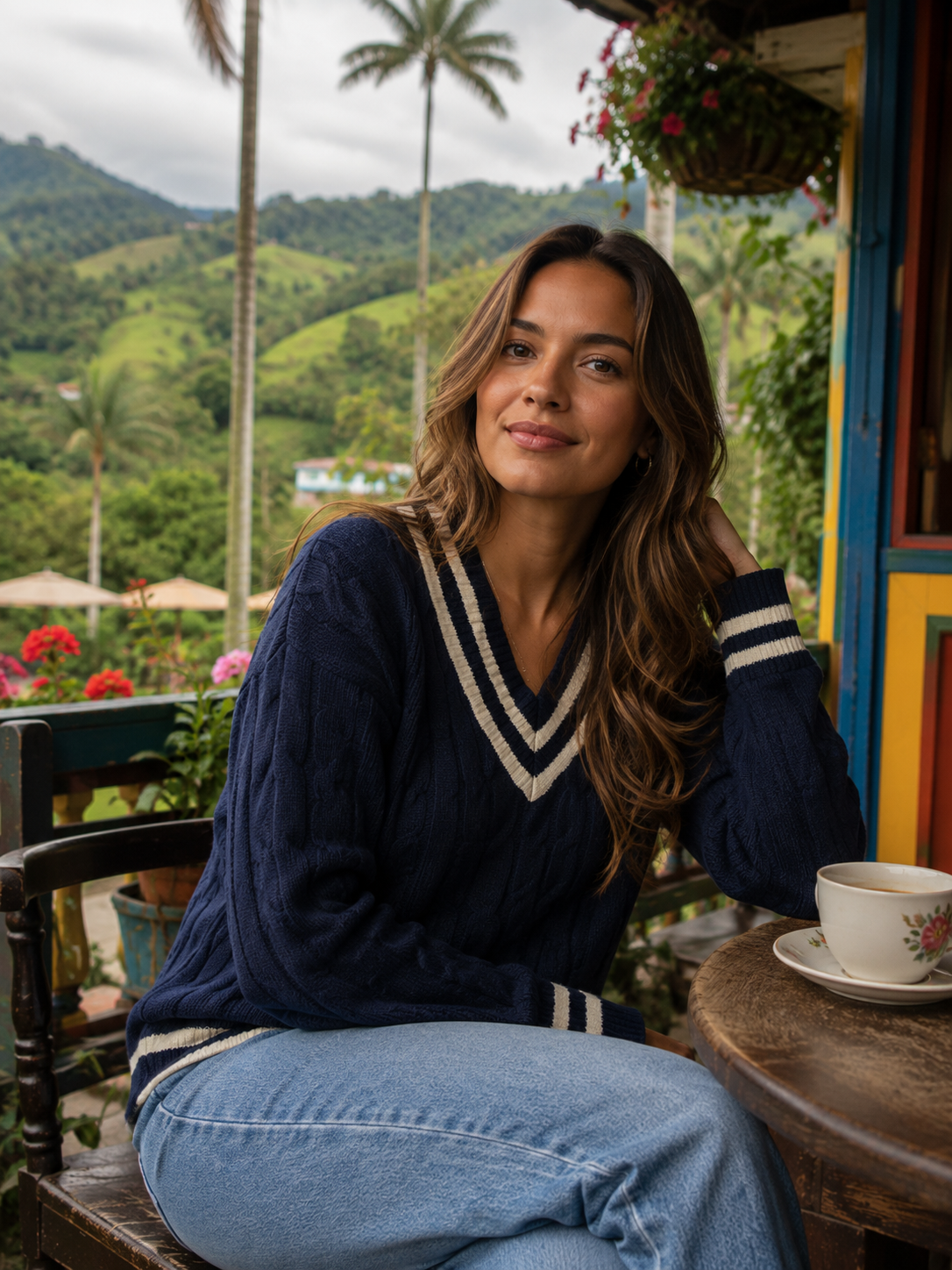 Saco Riviera — tejido trenzado